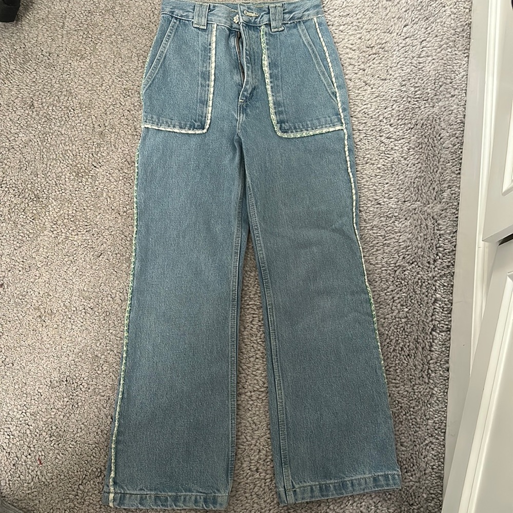 Zara tweed jeans